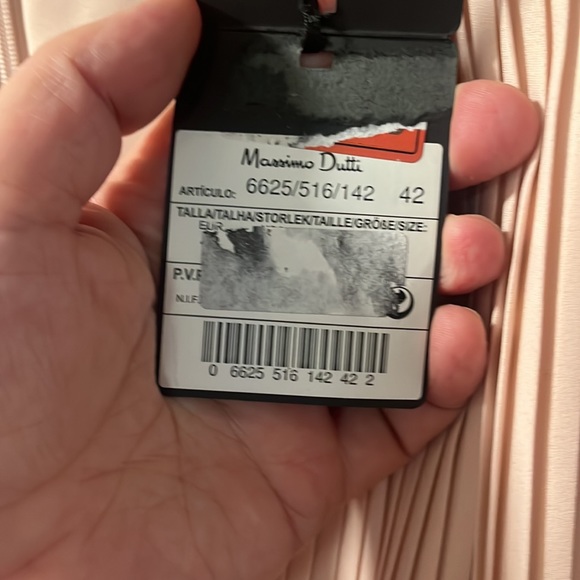 Massimo Dutti pink chiffon pant suit NWT - Picture 4 of 6